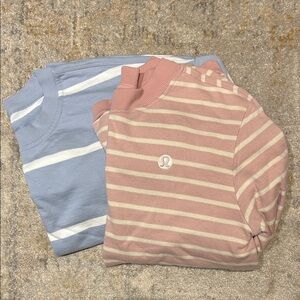 lululemon striped crewneck bundle